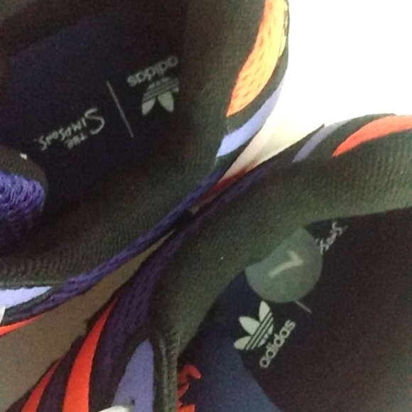 ZX 1000 THE SIMPSONS FLAMING MOES SNEAKERS ADIDAS ORIGINAL H05790 SIZE 7 NWT - Picture 13 of 13